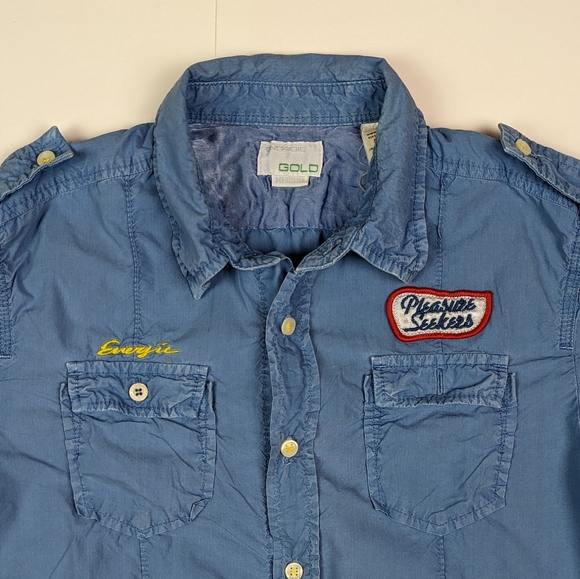 Energie "Pleasure Seekers" button down tee - small - Picture 2 of 9